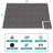 Sorbus Interlocking Foam Floor Tiles, 3/8-inch EVA Floor Mats with Borders, Carpet Gray, 96 Sq Ft-138286845