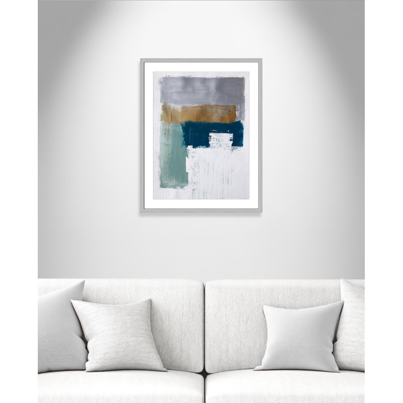 «Malibu Springs I Print» par Filippo Ioco, Argent mat, L 23,5 po x H 29,5 po, Imprimé mat