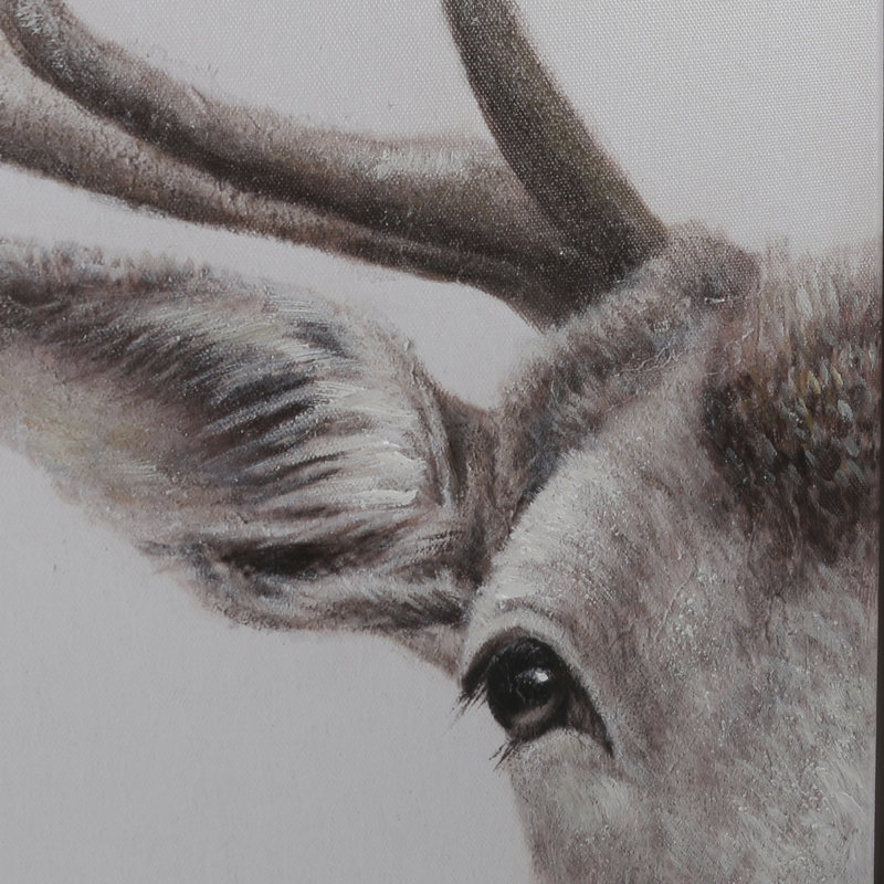 Art for the Home Regal Stag Set of 2 Printed Canvas