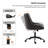 Kater Modern Tilting Rock Office Chair with Swivel and Tufted Back-101894017