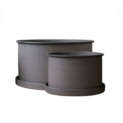 2 - Piece Metal Pot Planter Set