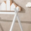 Lit simple en forme de tente avec garde-corps, lattes, porte, gris-1429464591-1429464577