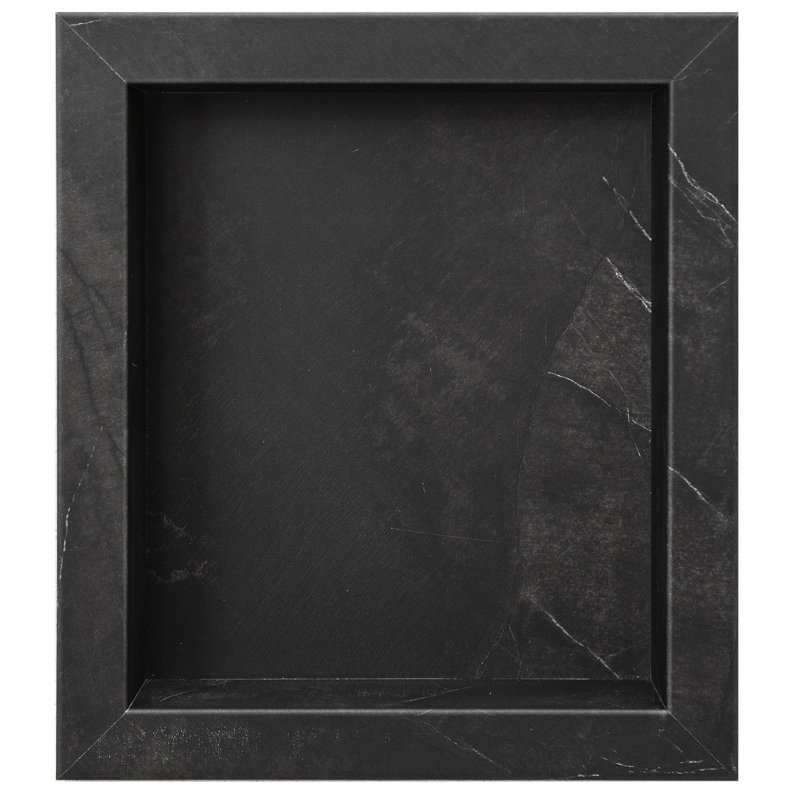 Palisade 17.5 in. x 15.5 in. Vinyl Waterproof Shower Niche Insert, Black Ice