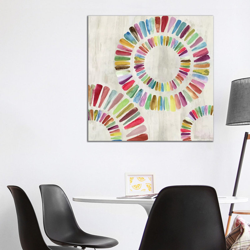Fun Rings II by Aimee Wilson - Wrapped Canvas Painting, 93.98 cm H x 93.98 cm W x 3.175 cm D