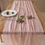 10 pièces de chemin de table en chiffon rose poudré 120 pouces pour décoration de mariage | Pour le mariage, fête de fiançailles, fête de fiançailles, fête de fiançailles, décoration de maison rustique 10 pi-751310244-751310254