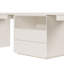 Bureau de jeu 94,5 po pour 2 personnes, bureau d'ordinateur long avec 4 tiroirs, bureau pour 2 personnes avec rangement pour le bureau personnel