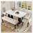 Modern Tufted Linen Dining Bench-1479484823