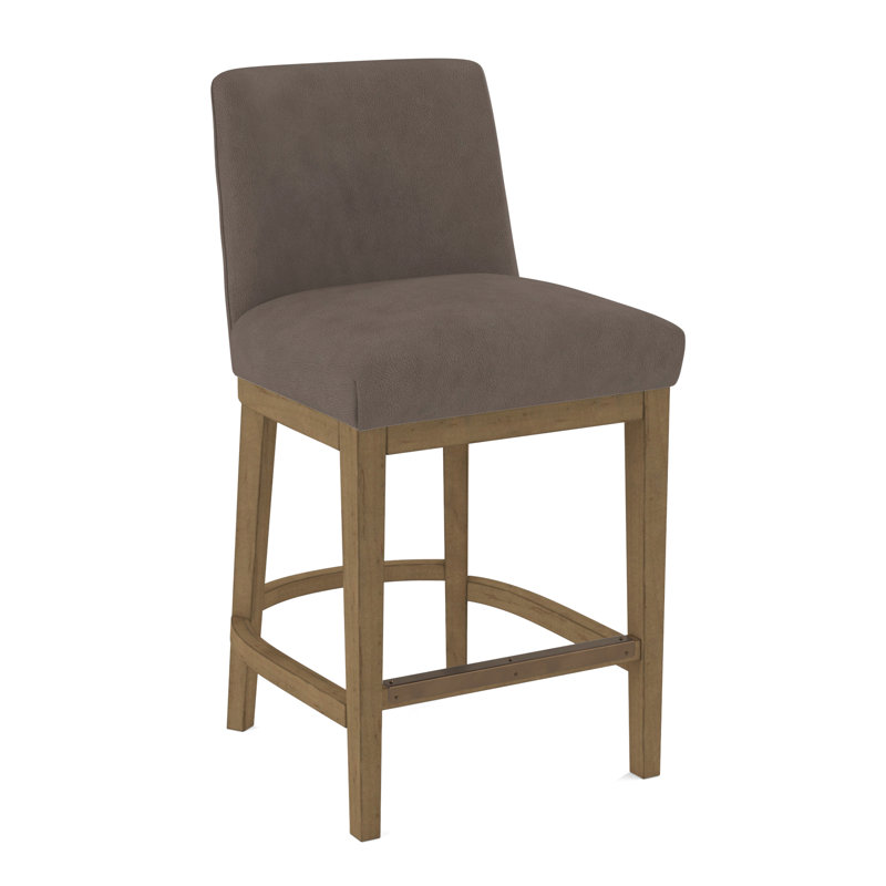 Upholstered Stool, Evolution Silver Fox, Beachwood