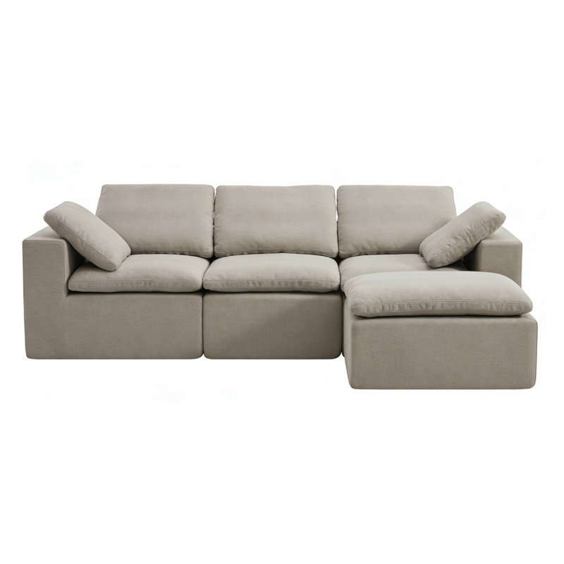 Canapé modulaire Luna Cloud - Grand modèle, Brun