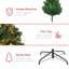 Pre-Lit Spruce Hinged Artificial Christmas Tree w/ Incandescent Lights, Foldable Stand-922905248