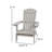 Balasi Poly Resin Folding Adirondack Chair-Indoor/Outdoor Patio Chair-909361714