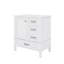 Ensemble de meuble-lavabo moderne 30 po avec 3 tiroirs à fermeture silencieuse et plateau amovible-1268346304-1268346306