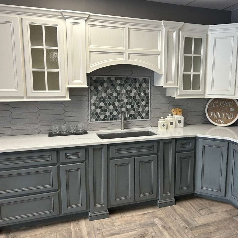 Tribeca-Talavera Picket 2.6"x13" Handmade Ceramic Tile Trim, Gray