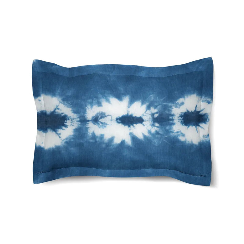 Laural Home Kanoko Indigo Comforter Sham, Full Sham