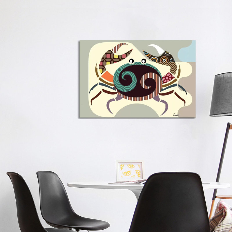 «Cancer Zodiac» par Lanre Studio, impression sur toile tendue, H 26 po x l 40 po x 1,5 po