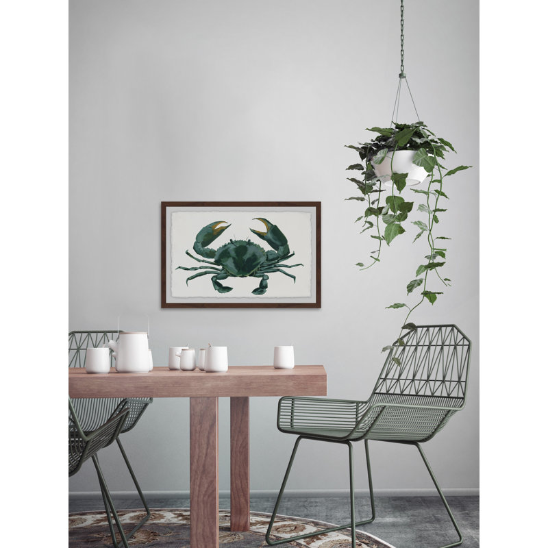 Green Crab - Single Picture Frame Painting, 41 cm H x 61 cm W x 4 cm D
