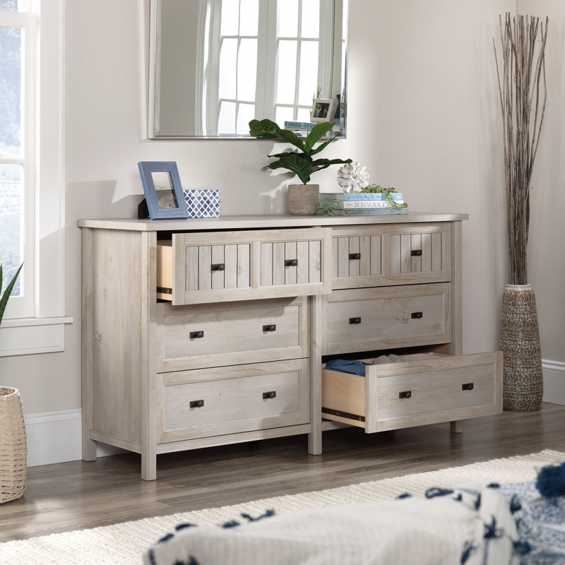 Costa 6-Drawer Dresser In Chalked Chestnut