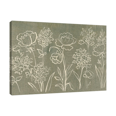 Silvia Vassileva " Sage Floral I Crop " by Silvia Vassileva