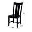 Chaise en bois massif Delisca-1732815325