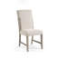 Ensemble de table de salle à manger extensible 7 pièces avec chaises rembourrées Bartel