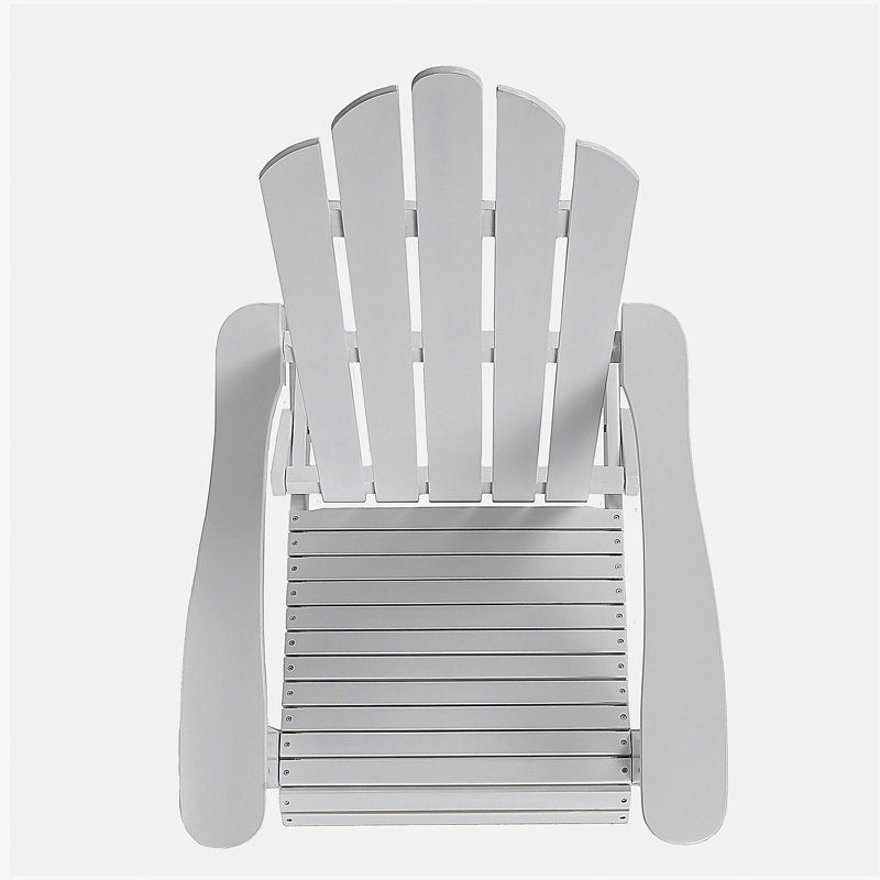Chaise Adirondack pliable Hollywood, Blanc
