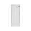 Table pliante moderne avec rangement, blanc