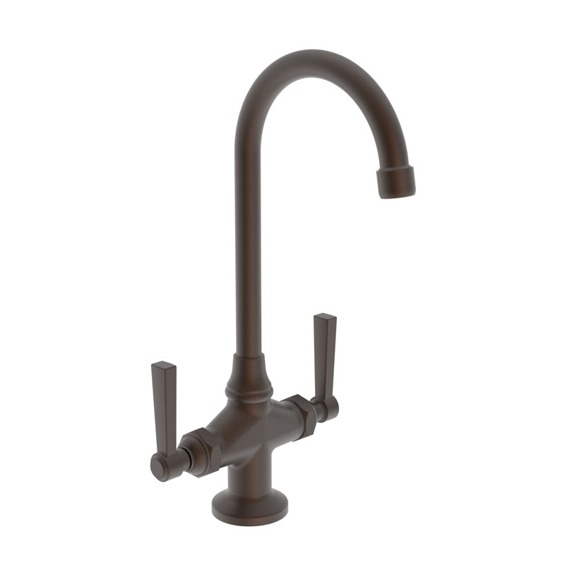 Miro Double Handle Bar Faucet, English Bronze