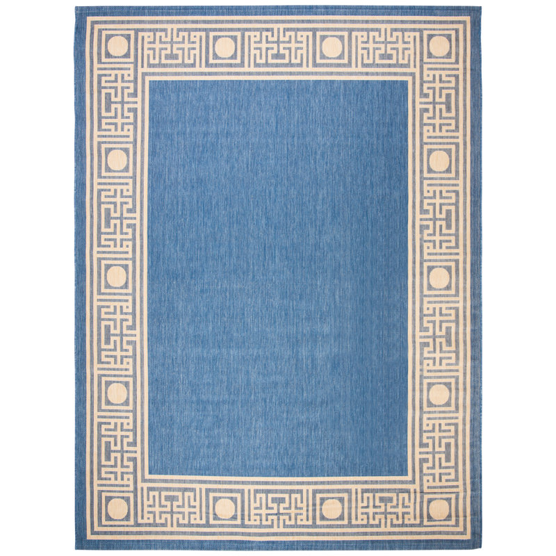 Tapis oriental intérieur / extérieur Herefordshire Performance, Rectangle 6 pi 7 po x 9 pi 6 po