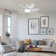 Balcony E26 Socket Ceiling Fan With Light
