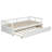 Roomfitters Extending Daybed with Trundle, Durable Wooden Daybed with Trundle-114675898