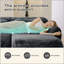 Tissu moelleux moelleux et moelleux de 114 po, canapé modulaire modulaire, conception ergonomique avec repose-pieds et coussins décoratifs, raccordement à boucle à compression complète pour étude, cinéma maison