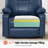 26.4" Seat Width Dual Motor Power Recliner Lift Chair with Vibration and Heat, Breathable Faux Leather-1236869331