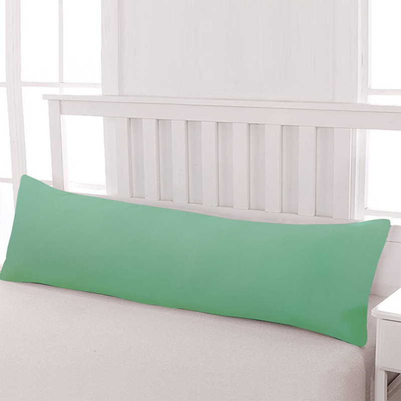 Body Pillow Cover, 1800 Brushed Microfiber Body Pillowcase with Envelope Closure - 20x54 Inches - NTBAY, Mint , 1