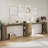 63" Console Table with Storage Shelf