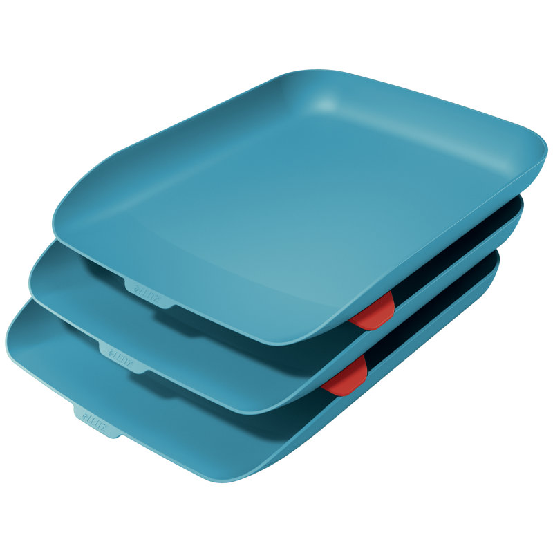 Cosy Plastic Desk Organiser, Blue