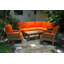 Luxe Outdoor 7 - Piece Teak Conversation Set