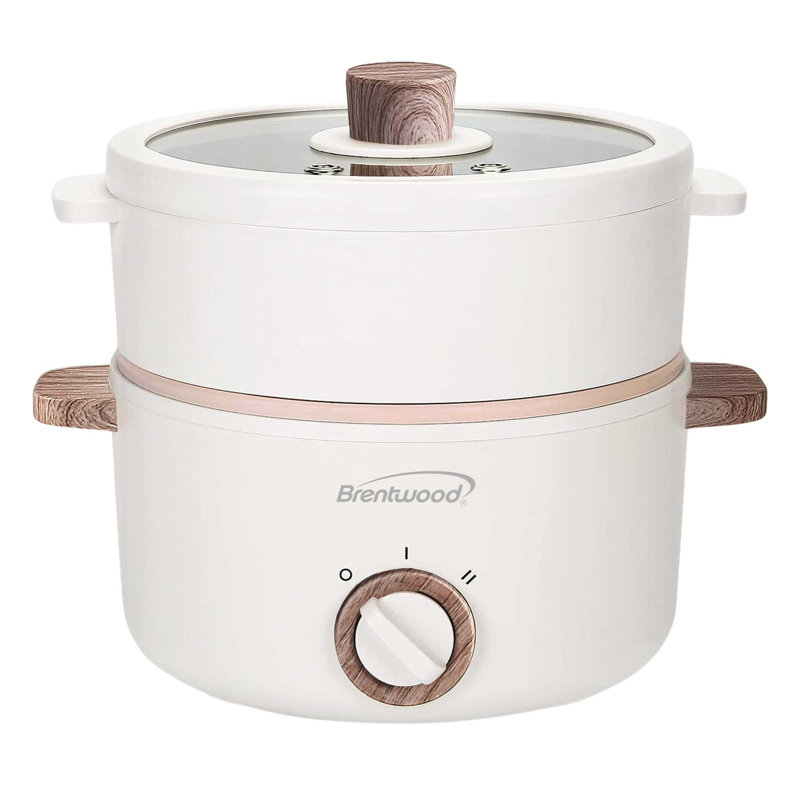 Autocuiseur électrique blanc de 1,5 litre Brentwood