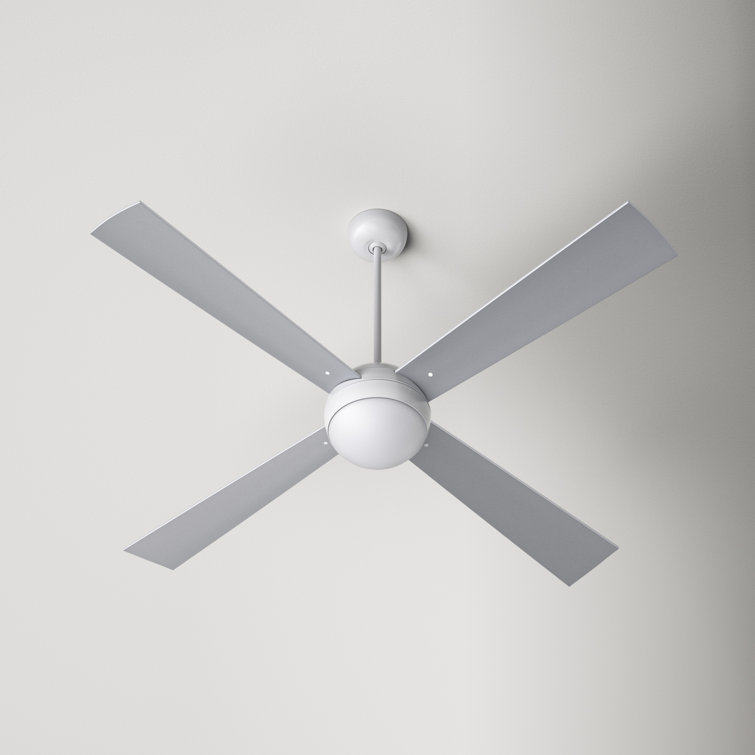 Ball 52'' 4 Blade Ceiling Fan with LED Light Kit