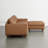 Laima 4-Piece 118"W Faux Leather Oversized Modular Sectional Sofa With Solid Wood Legs