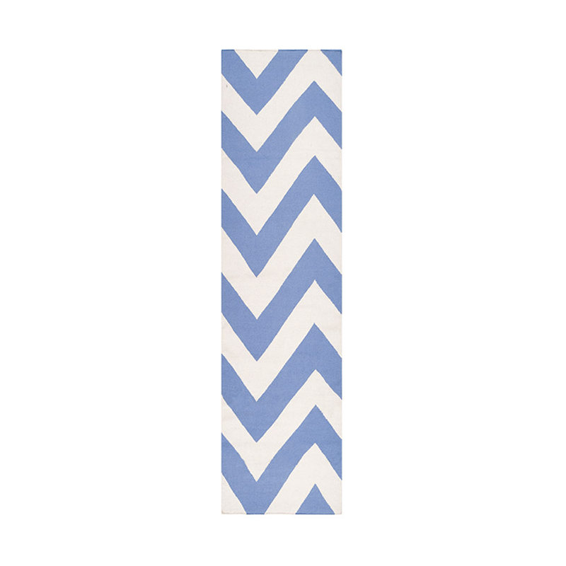 Asencio Wool Chevron Indoor Rug, Runner 2'6" x 8'