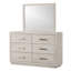 Mobilier de chambre transitionnel en miroir