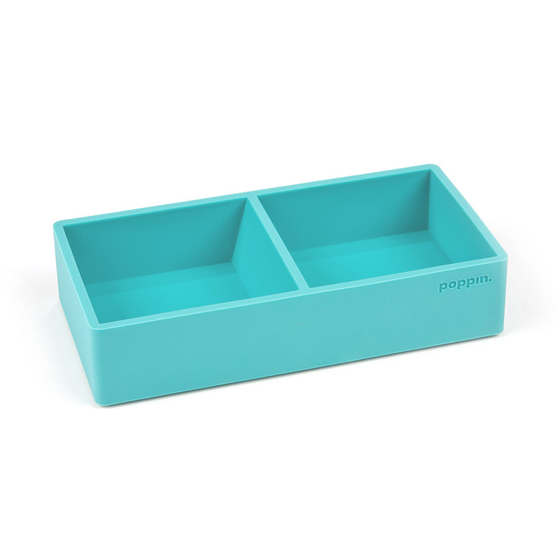 Silicone Desk Organizer, Aqua