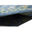Tapis unique en laine nouvel âge 10 pi x 13 pi 10 po en bleu