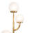 44" High Bola 3 Light Bar Top Lamp