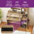  45.5" Fluted Makeup Vanity Desk With Mirror And Lights-1146494195
