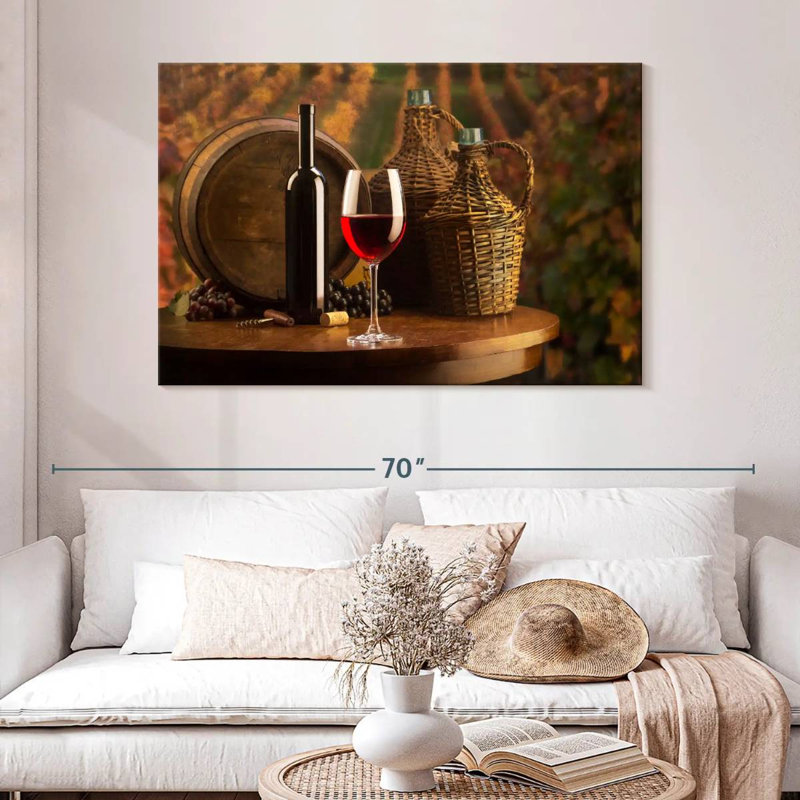 Yarlin Vineyard Red Wine Sampling, 32" H x 48" W