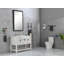Lavabo de salle de bain rectangulaire encastré en céramique 19 po Myhome Keepers
