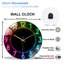Horloge murale élégante pour décoration intérieure et bureau (1) - Horloge murale moderne en verre 12 po