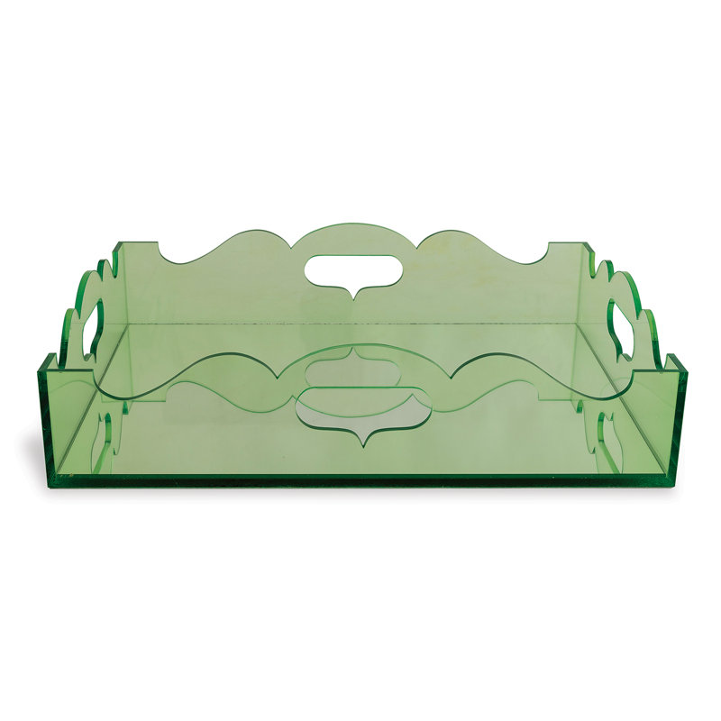 Queen Anne Decorative Tray, Green