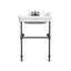 Cheviot Products Essex 24" Console Bathroom Sink with Overflow & Metal Base-1627047875-1627047886